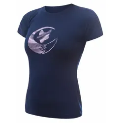 Sensor Merino Active PT Fox Damen T-Shirt Kurzarm Deep Blue Gr. M