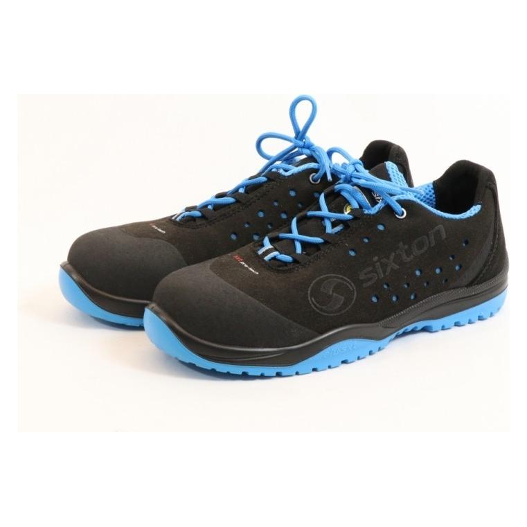Sixton Sicherheits-Halbschuh ESD S1 Cuban, schwarz, Gr.38 (S1, 38) (30091566)