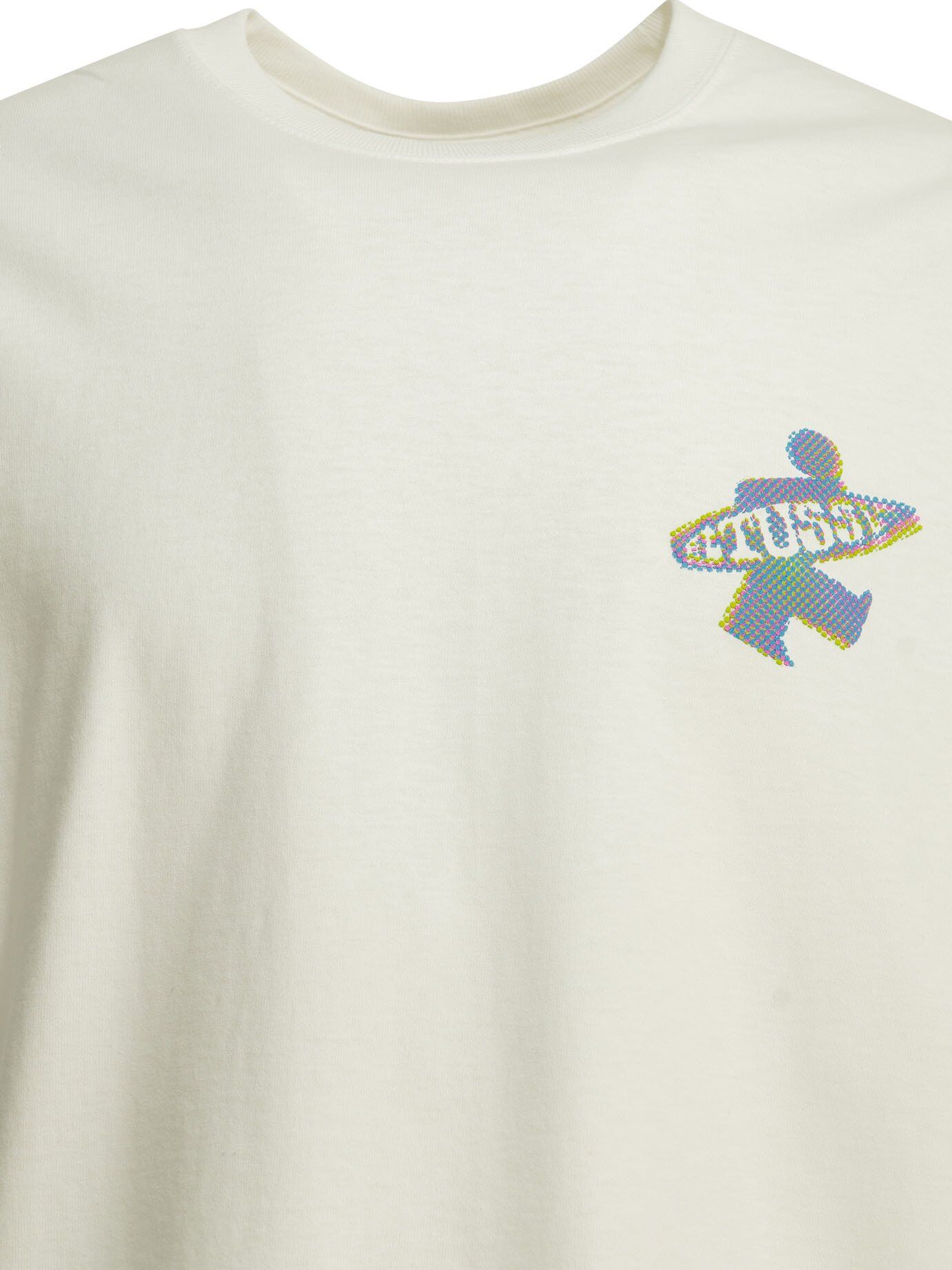 STÜSSY t-shirt en coton homme blanc Blanc XL
