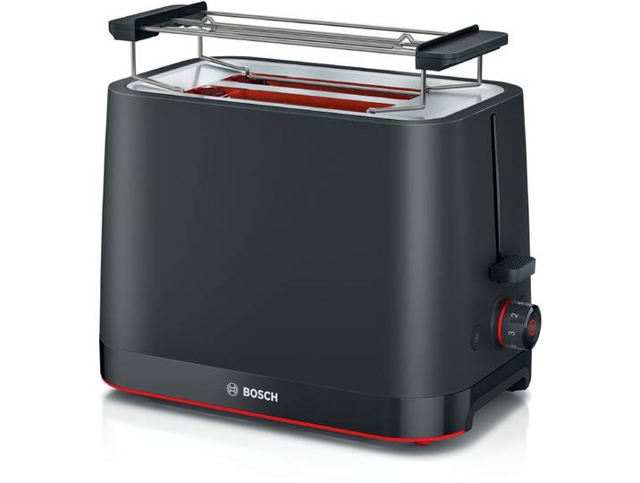 Bosch Kompakt Toaster, MyMoment, Schwarz, TAT3M123