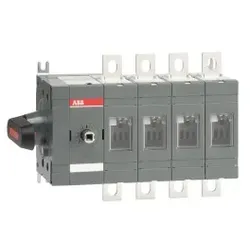 ABB OT200ES04K Lasttrennschalter 4-polig 200 A, mit direkt mont. Griff seitliche Betätigung links 1SCA022860R0710