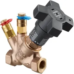 Oventrop Hydrocontrol Strangregulierventil 1688706 DN 20, PN 25, beiderseits Innengewinde, Rotguss