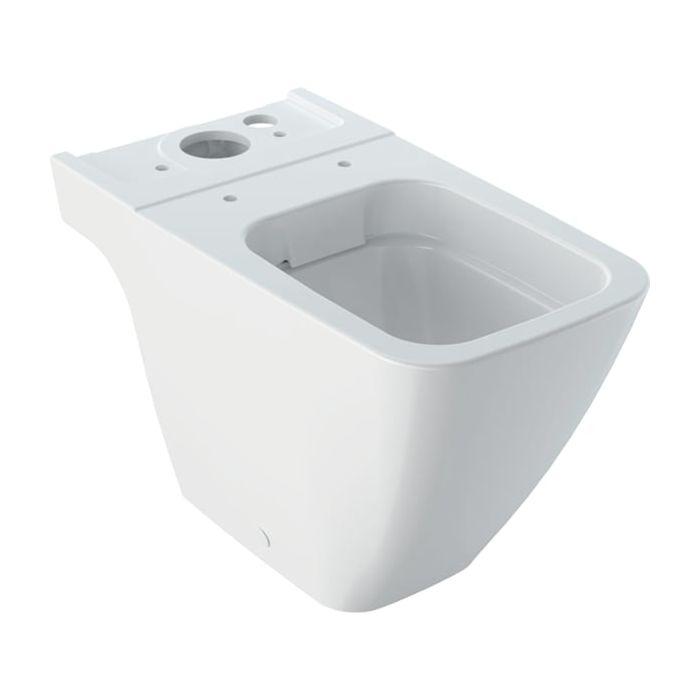 Geberit Stand-Tiefspül-WC 200930000 35,5x63,5, für Aufputz-Spülkasten aufgesetzt, geschlossen, Rimfree, weiß