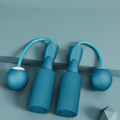 On Spot Shop Cordless Skipping Rope With Heavy Ball, Fast Jump Rope For Men & Women, Portable Fitness Tool For Yoga, Boxing, Aerobic blue1