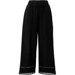 Tchibo - Culotte mit Stickerei - Damen - Gr. XL - schwarz