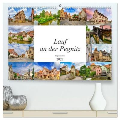 Lauf an der Pegnitz Impressionen (hochwertiger Premium Wandkalender 2027 DIN A2 quer), Kunstdruck in Hochglanz