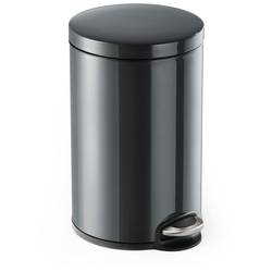 Durable DURABLE - Mülleimer 12.0 l anthrazit 341158 Abfalleimer 12 l (Ø x H) 25 cm x 40 cm Metall, Kunststoff Anthrazit-Grau 1 St.