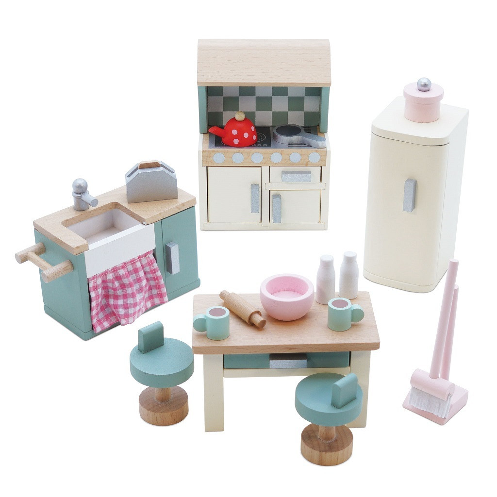 Le Toy Van Daisylane Keuken met 3 rokjes/jurkjes