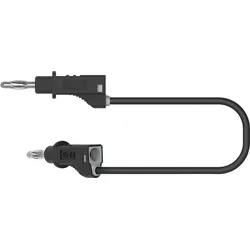 PJP 2117-200SW - Messleitung, 2,5 mm2, 2 m, schwarz, stapelbar