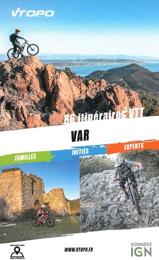 Topoguide cyclo - Var : 86 itinéraires VTT   VTOPO