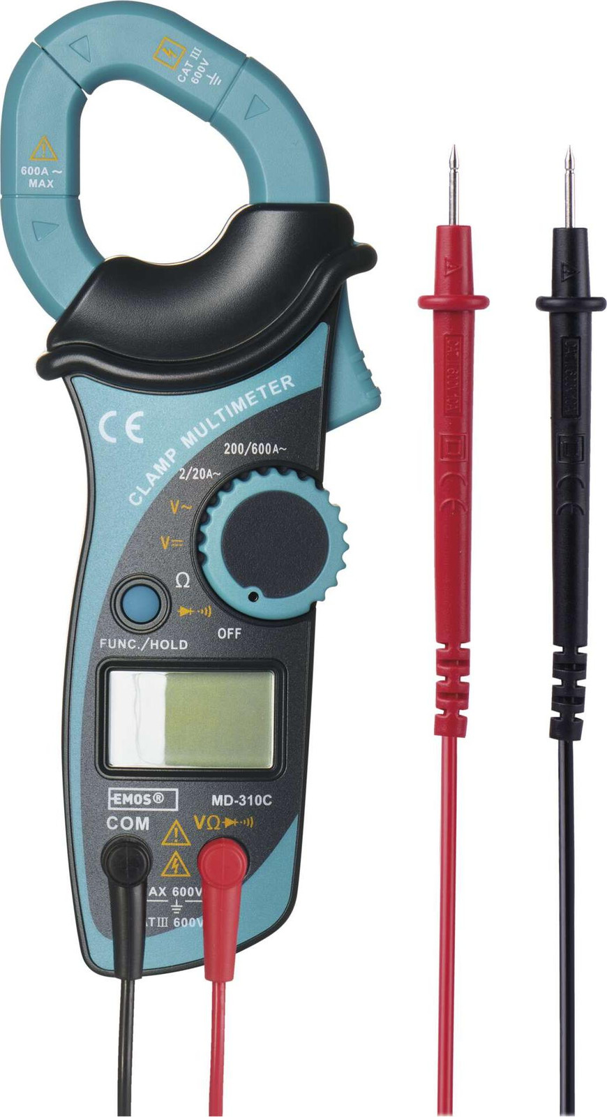 Emos EM305A Analoge multimeter voor metingen van 0,2 - 600 V, 2 - 600 A en 3 V