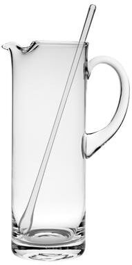 Majestic Gifts Inc. Majestic Gifts Inc Glass Pitcher -Straight Sided-With Stirrer-50oz. - 50 Oz.