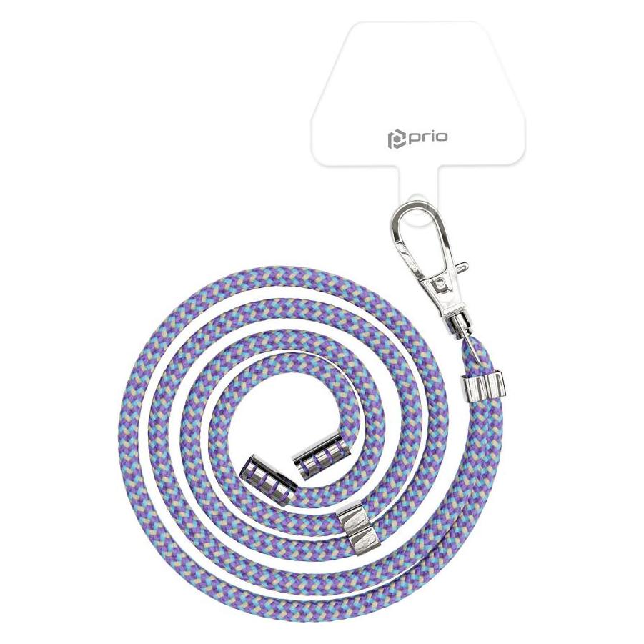 prio Universelles Handy-Umhängeband 0,7 m lila+blau+gelb (PPL-1302)