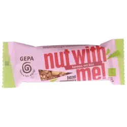GEPA Nussriegel - nut with me! hazel & raspberry bio