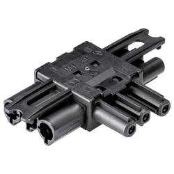 BACHMANN Verteilerblock WIELAND GST18 1xIn/2xOut, flach, schwarz 375.102