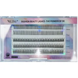 Seiden-Wimpernbüschel BLING, 10-12 mm