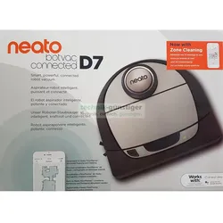 Neato D7 945-0347 Botvac Connected D750 Staubsaugerroboter, schwarz/silber, Staubsauger Roboter, Schwarz, Silber