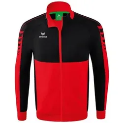 ERIMA Kinder Jacke SIX WINGS training jacket, Größe 140 in Rot Rot