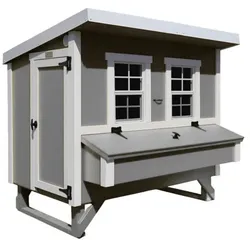 EZ Chicken Home Großer Hühnerstall EZ Chicken Home 2,85m2 Grau hergestellt in EU