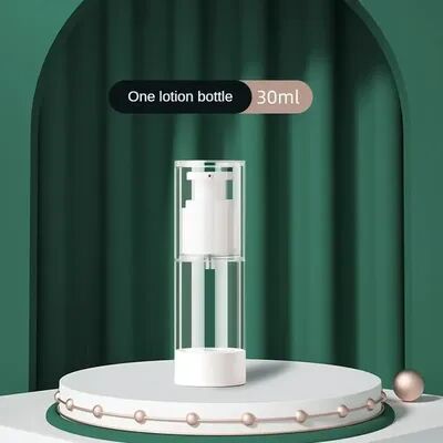 Multisell Products Hub Bottle Travel Size Dispenser Makeup Container, Clear Airless Cosmetic Cream Pump For Lotion And Gel lotion Bottle 30ml