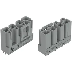 Wago 770-854/060-000 Stecker für Leiterplatten,gerade,4-polig,grau 770854060000  - 50 Stück