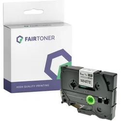 Kompatibel für Brother P-Touch 1290 (TZE-221) Schriftband 9mm/8m Schwarz auf Weiss
