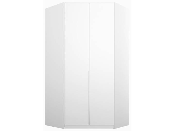 Eckschrank B: 117 cm Alabama, Weiß