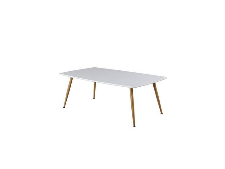 BOURGH Beistelltisch PLAZA Sofa Tisch 70x120cm - Couchtisch / Wohnzimmertisch in weiß