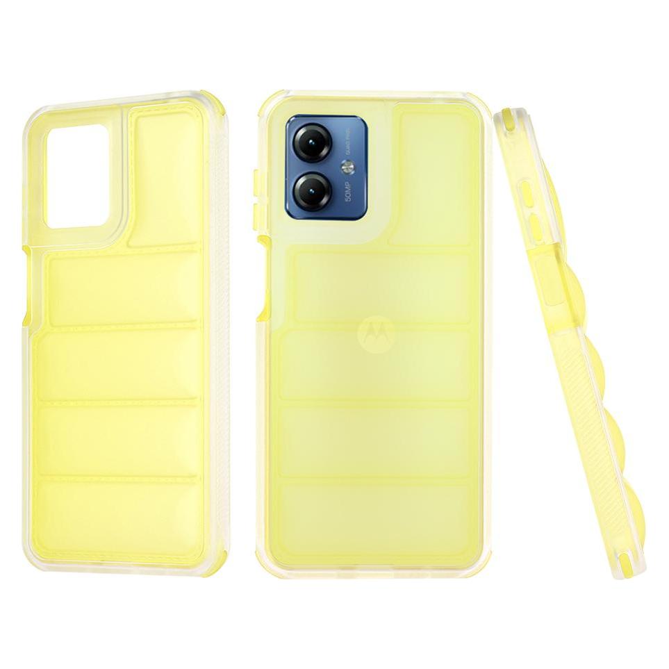 Techsuit - Wave Shield - Motorola Moto G14 - Yellow (Motorola Moto G14) (56352729)