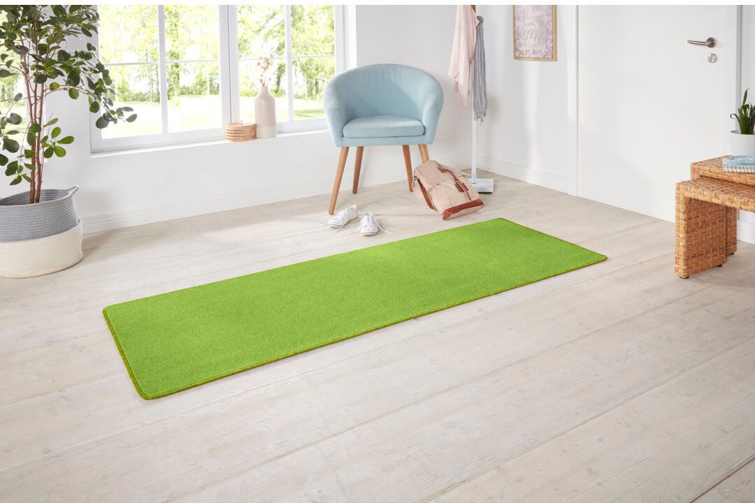 Hanse Home Nasty Tufted Green Rug Runner 80 x 300cm