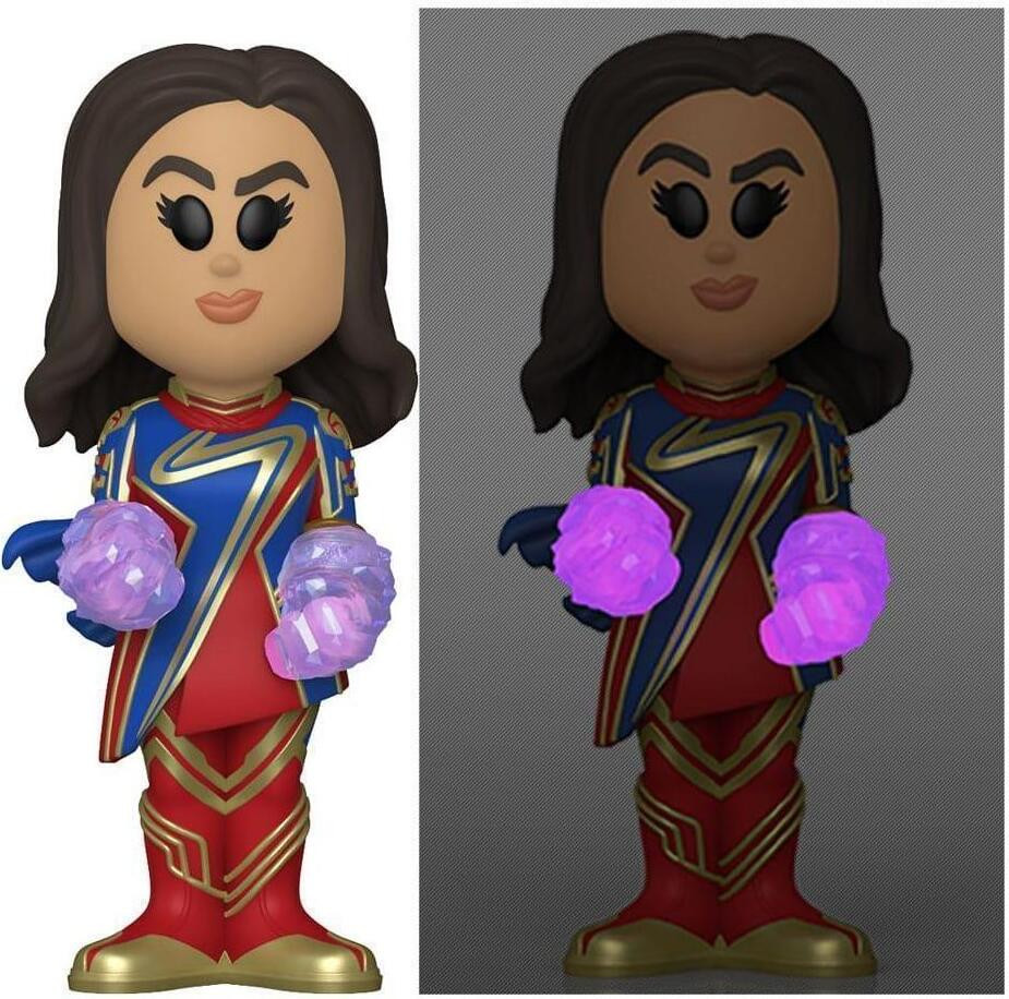 Funko Marvel Vinyl Soda Ms. Marvel Figuren, Assortiment (6 stuks), 11 cm