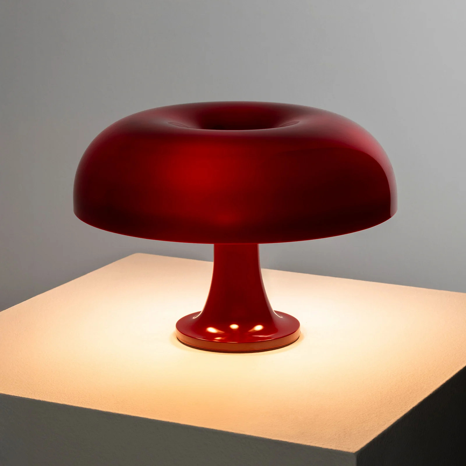 Artemide Nessino tafellamp - Robijnrood - Hoogte: 22 cm