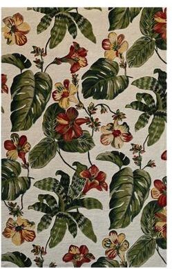 Domani Saunt Hand Tufted Wool Modern Tropics Area Rug