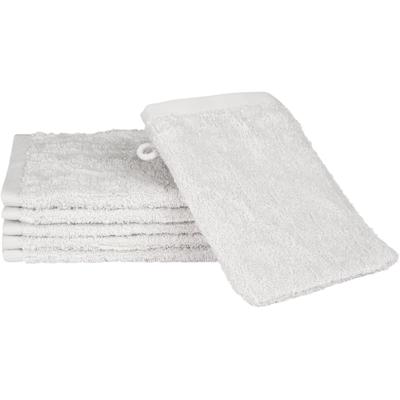 Waschhandschuh ROSS "Premium", silber, B:16cm L:22cm, Frottier, Handtücher, 100% Baumwolle
