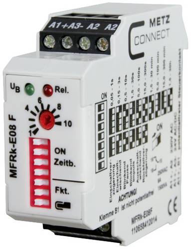 Metz Connect 110658412014 MFRk-E08 F Zeitrelais Multifunktional 230 V/AC 1 St. 1 Wechsler