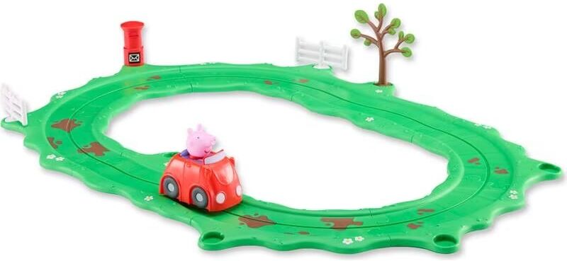Bandai Peppa Pig Circuito Cochecito Rojo Talla Única Niño
