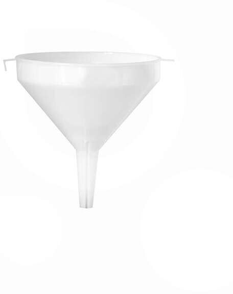 Polsinelli Imbuto bianco in plastica Ø 10