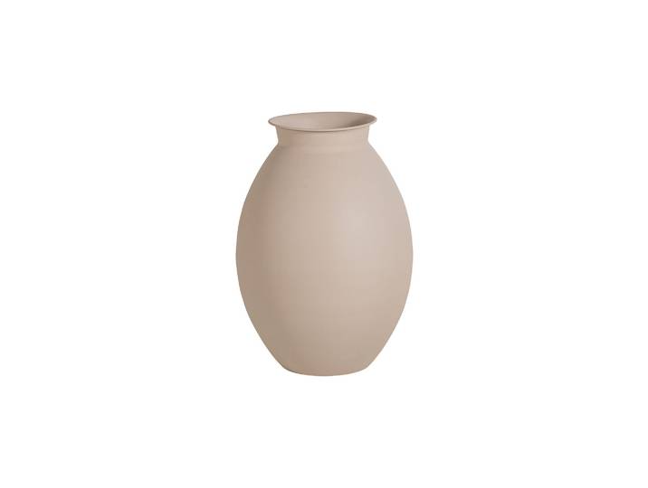 Vase XXL Métal Sable Caro