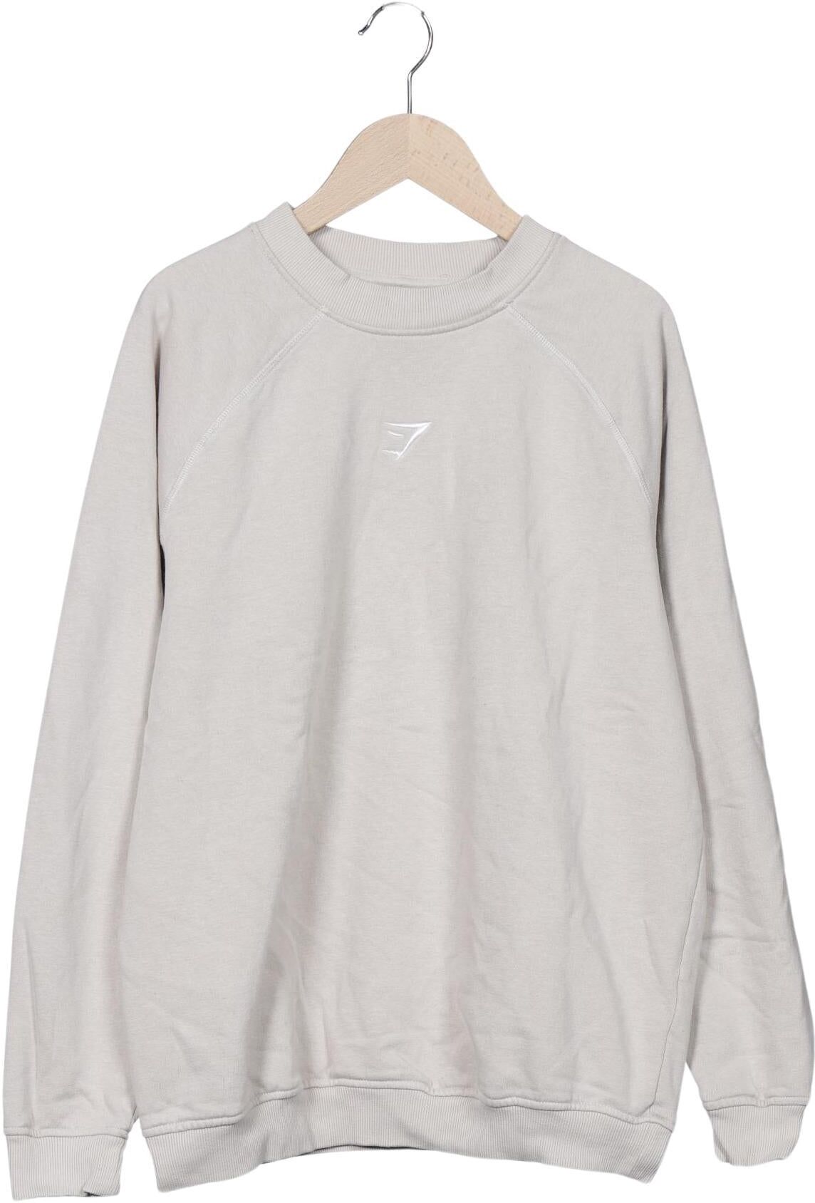 Gymshark Damen Sweater, Beige, Gr. XS, Baumwolle / Synthetik - Second Hand