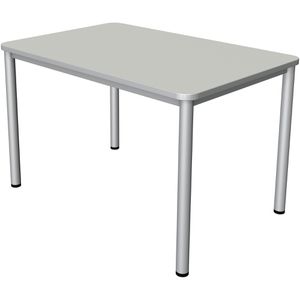 Kerkmann Schreibtisch Prime 11040411, lichtgrau / silber, 120 x 75 x 80 cm