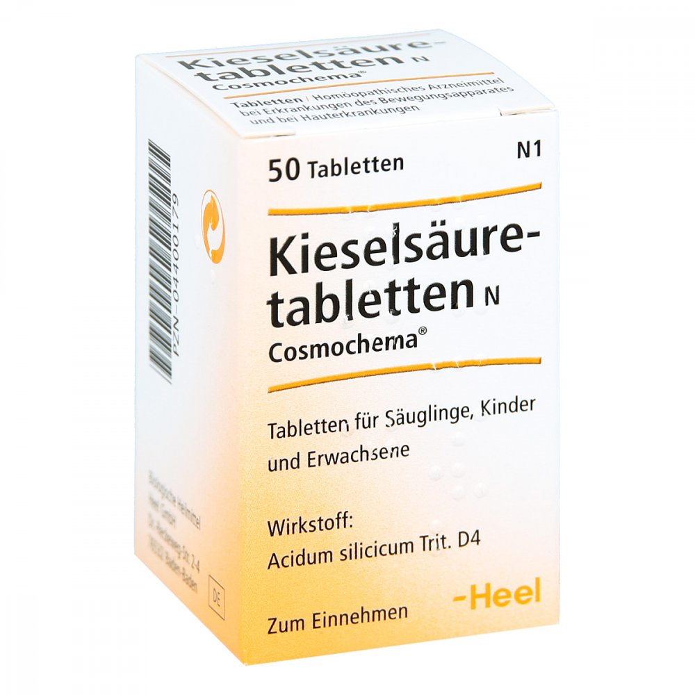 Biologische Heilmittel Heel GmbH Kieselsäure N Cosmochema Tabletten 04400179