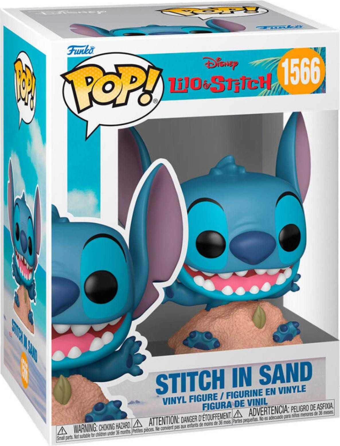 Funko Lilo and Stitch Stitch in Sand Figurine - 9 cm - Vinyl