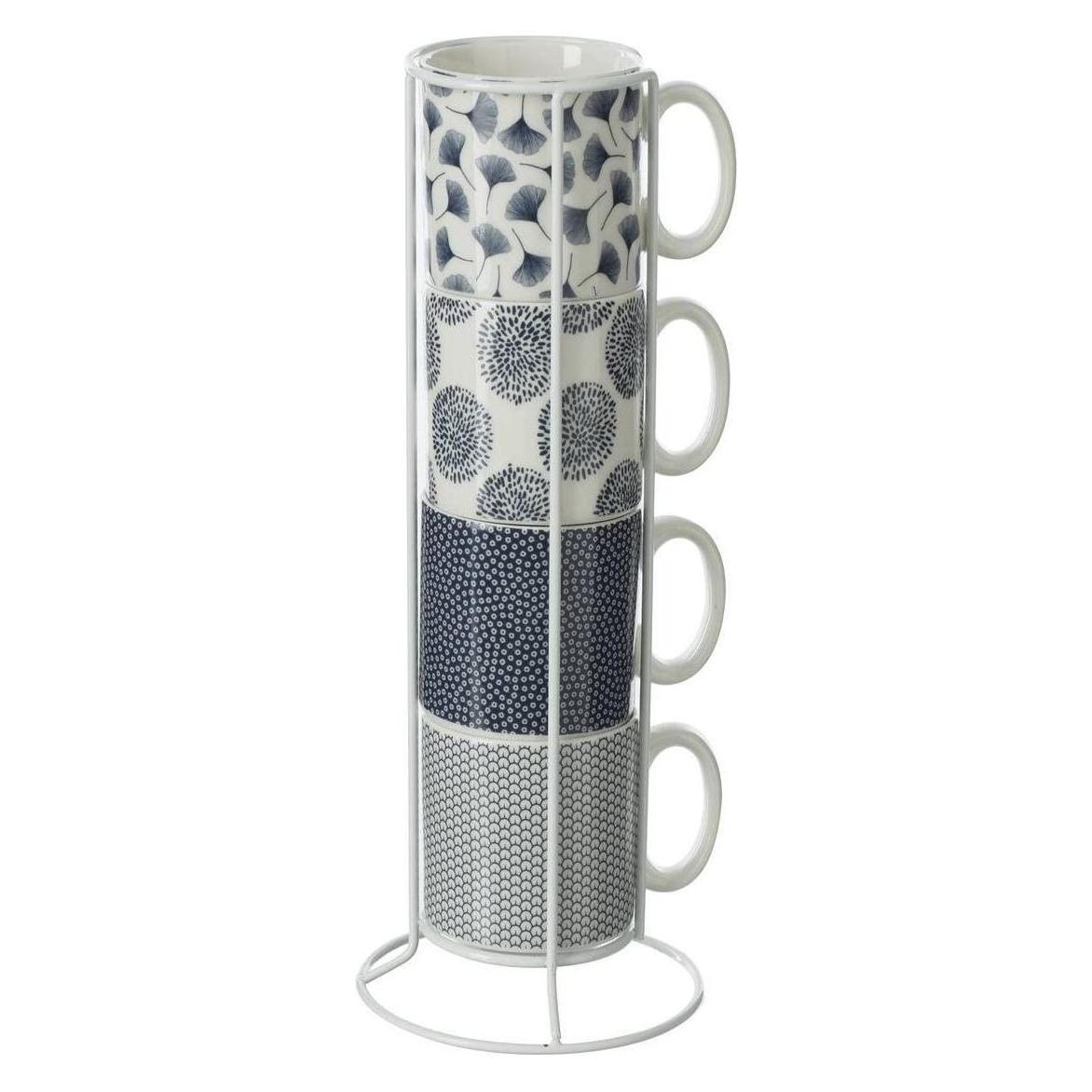 Secret de Gourmet SG-Tasse auf Ständer - Blau - Porzellan-Kaffeetasse (44994247)