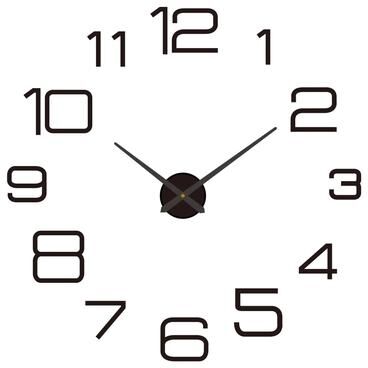 Uplift Treasures Modern 3D DIY Wall Clock Acrylic Mirror Decor 1 3d Diameter 60 90cm