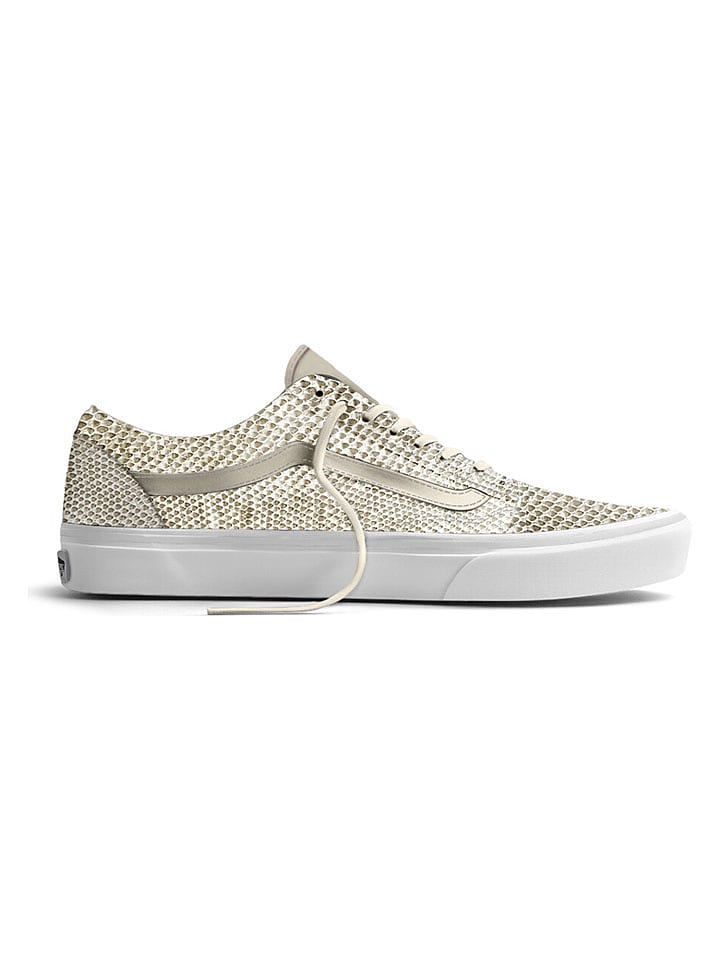 Vans Leder-Sneakers "Old Skool" in Beige - 38