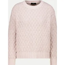 Strickpullover mit Ajour-Struktur Rosa 44