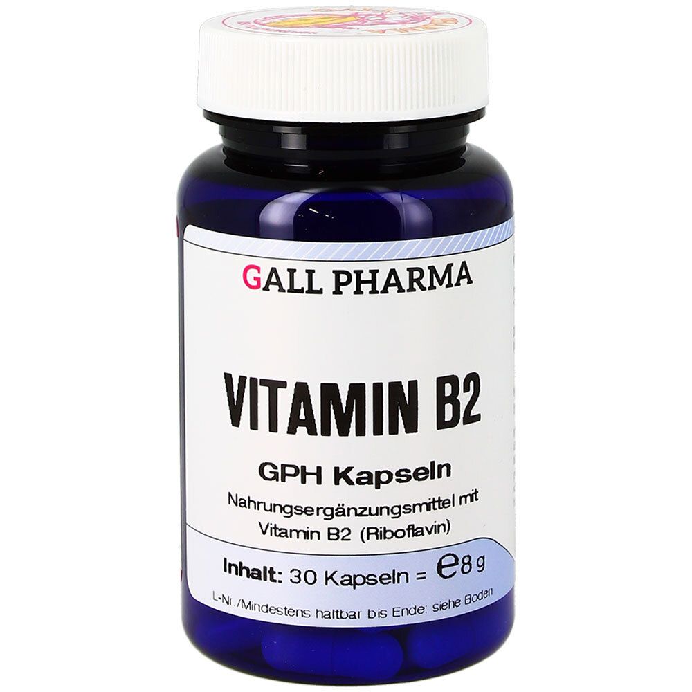 Vitamin B2 GPH 1,6 mg Kapseln 30 St