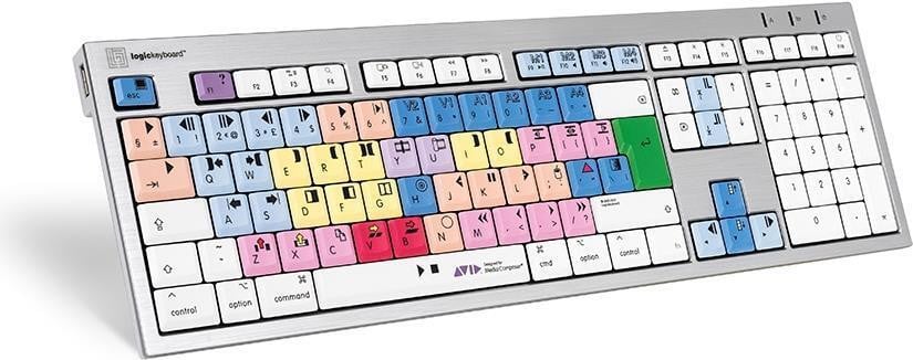 Logickeyboard LKB-MCOM4-CWMU-UK
