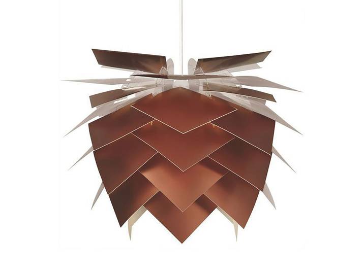 Illumin Suspension Look Cuivre - Dyberg Larsen Illumin Copper Look - Salon / séjour - Design - Plastique - À ampoule unique