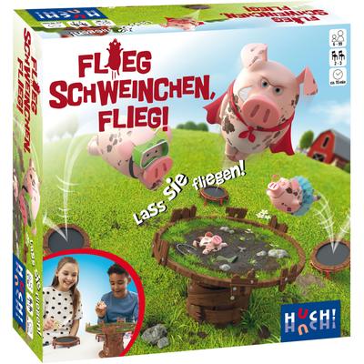 Spiel "»Flieg, Schweinchen, flieg«", bunt, HUTTER TRADE SELECTION, Spiele, Kinder